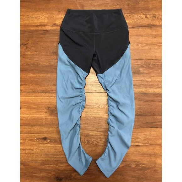 Zyia Active Storm Parallel Luxe Ruched Leggings - size 6-8 - Picture 1 of 6